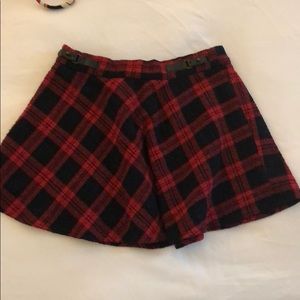Zara girls plaid skirt size 5